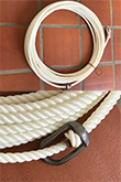 45' TRIPLE SOFT LARIAT (Horse Rope) with Buck Brannaman quick release hondo
